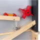 Etabli Reverso Brico'kids en bois, double-face, imitation bricolage, magnétique, descendeur, pour enfant dès 3 ans JANOD