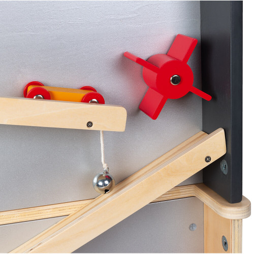 Etabli Reverso Brico'kids en bois, double-face, imitation bricolage, magnétique, descendeur, pour enfant dès 3 ans JANOD