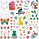 Kit Créatif Galets à Décorer, loisir créatif, pierres, peinture et stickers, pour enfant dès 6 ans JANOD