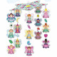 Kit Créatif Mobile Fées, loisir créatif, suspension, décoration pour enfant dès 6 ans JANOD
