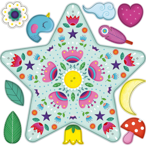 Kit Créatif Mobile Fées, loisir créatif, suspension, décoration pour enfant dès 6 ans JANOD