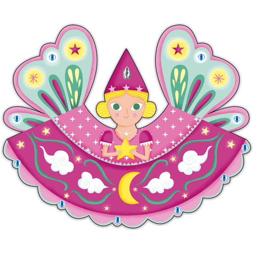 Kit Créatif Mobile Fées, loisir créatif, suspension, décoration pour enfant dès 6 ans JANOD