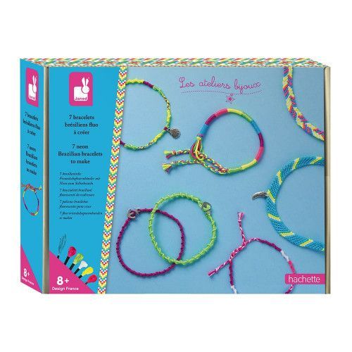 Activités manuelles pour enfant - Kit création de bracelets brésiliens