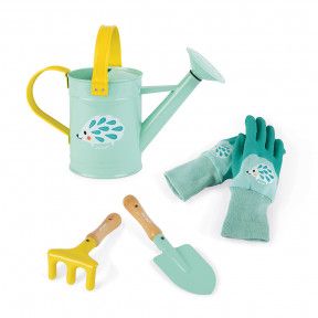 Kit 9 outils de jardinage pour enfant (Vert)