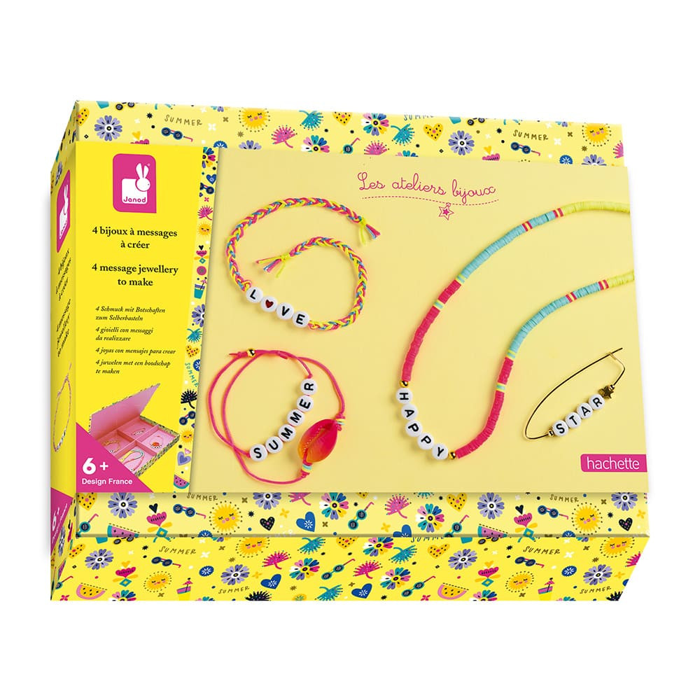 Activités manuelles pour enfant - Kit création bijoux avec lettres
