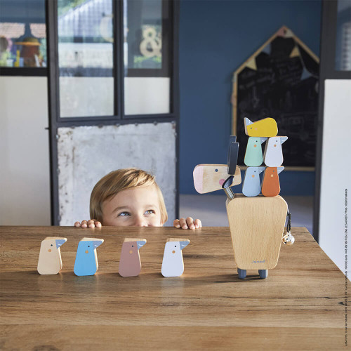 Buffalo jeu d'équilibre en bois, jeu d'adresse, jeu en famille, pour enfant dès 3 ans JANOD
