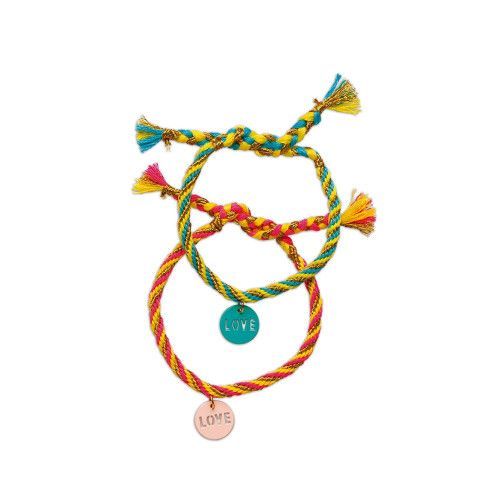 Kit Créatif 13 bracelet de l'amitié à créer, loisir créatif, bracelet créatif, pour enfant dès 8 ans JANOD
