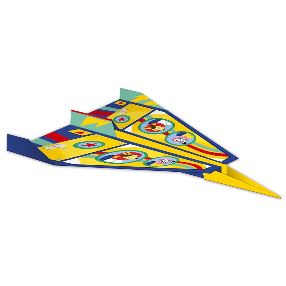 Janod J07940 – Kit Aerei Di Carta Batman – Bianco, Taglia Unica – Gioco Creativo Per Bambini