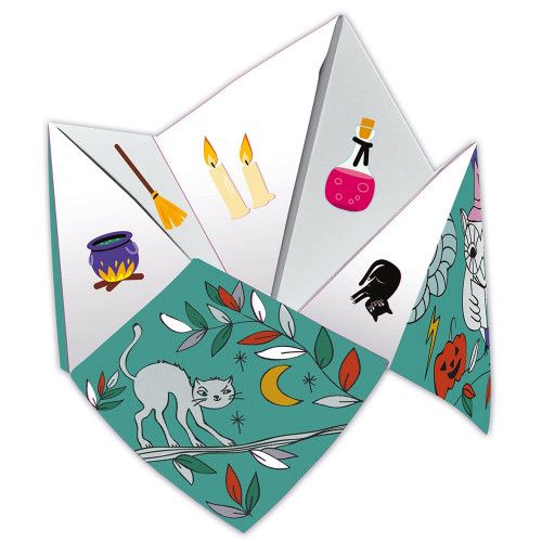 Kit créatif cocottes en papier, loisir créatif, jeu cours de récré, pour enfant dès 7 ans JANOD