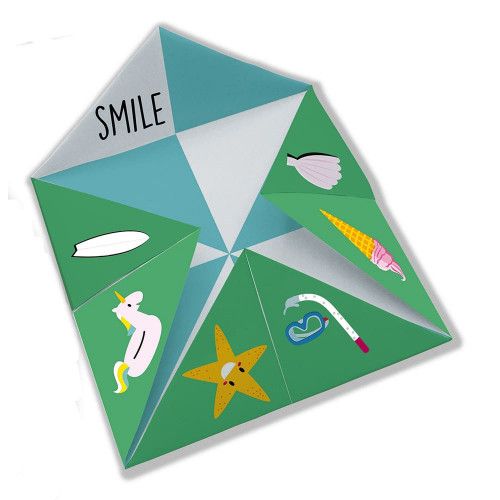 Kit créatif cocottes en papier, loisir créatif, jeu cours de récré, pour enfant dès 7 ans JANOD