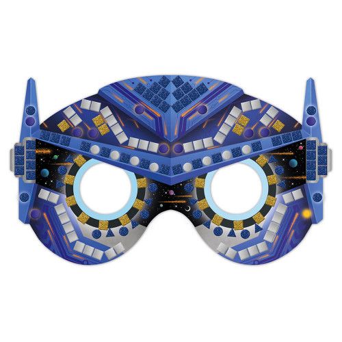 Kit créatif mosaïques masques, loisir créatif, masques à décorer, pour enfant dès 7 ans JANOD