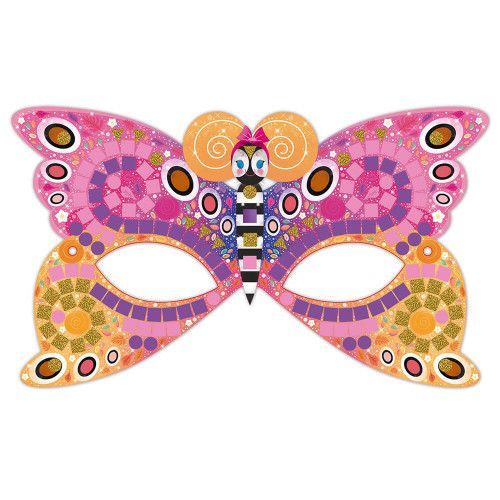 Masque enfant princesse à décorer Batonnet inclus x 4 pièces ref 4884