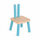 Chaise évolutive en bois, pieds réglables, fonction chaise et tabouret, pour enfant dès 18 mois JANOD