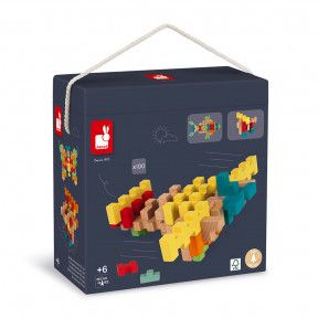 Jeu de construction en bois - Jouet de construction pour enfant