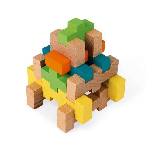 Blocs de construction en bois pour enfants (10 pièces)