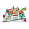 60 Wooden Kubix Blocks+ Cardboard City Puzzle