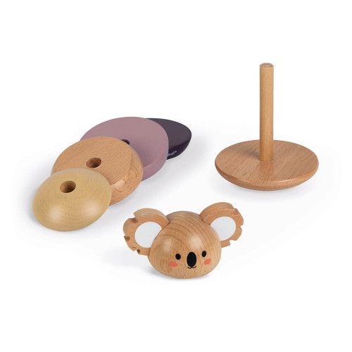 Peluche animal de compagnie + accessoires en bois FSC® - bleu, Jouet