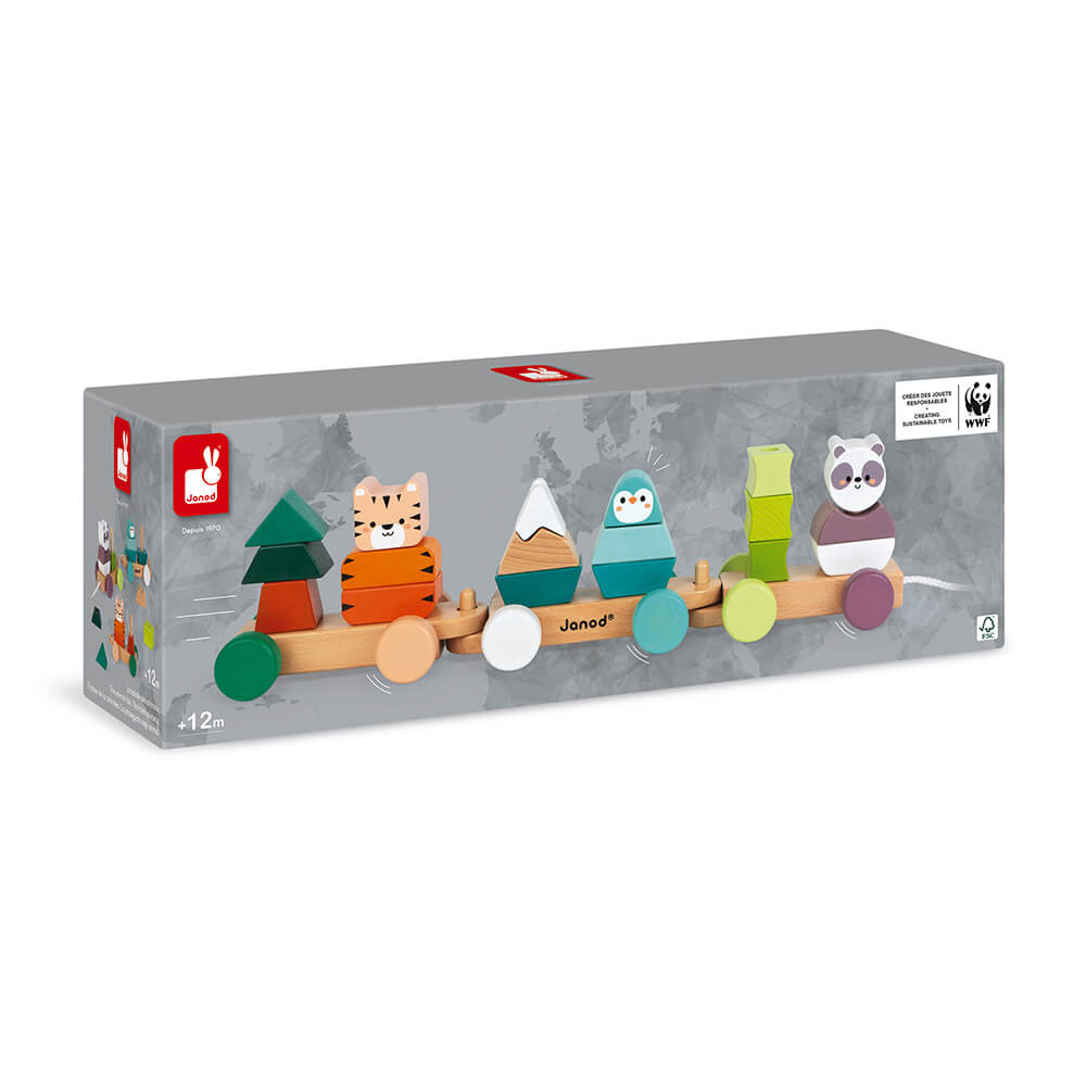 wooden animal stacker
