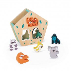 Animal shapes wooden sorting box - In partnership with WWF®