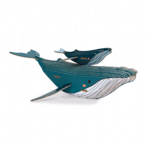 Puzzle Baleine 3D en carton à assembler - Partenariat WWF®