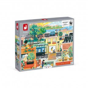 Puzzle Ville Verte 100 pièces - Partenariat WWF®