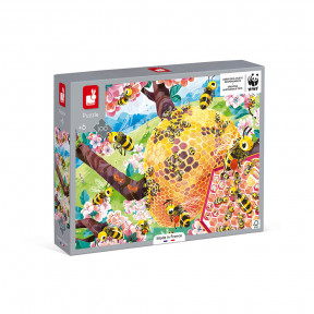 Puzzle la Vie des Abeilles 100 pièces - Partenariat WWF®