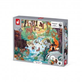 Valisette Puzzle Panoramique Jungle Enfant (4-7 ans) Janod