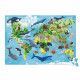 Puzzle éducatif 350 pièces les espèces Prioritaires partenariat WWF, carton FSC, made in France, motricité fine, livret inclus, 