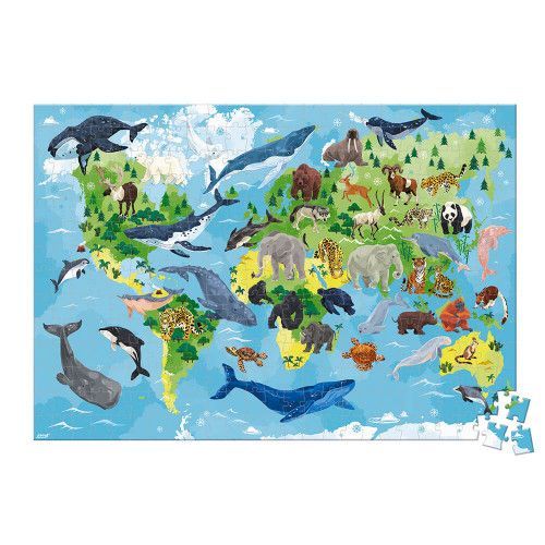 Puzzle sensibilisation environnement 350 pièces carton - Janod et WWF®