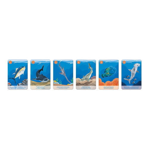 Jeu de 7 familles le règne animal partenariat WWF, certifié FSC, made in France, jeu de cartes, pour enfant dès 4 ans JANOD