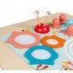 Table d'activités évolutive en bois, plateau double face, jeux d'éveil, pieds réglables, pour enfant dès 18 mois JANOD