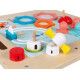 Table d'activités évolutive en bois, plateau double face, jeux d'éveil, pieds réglables, pour enfant dès 18 mois JANOD