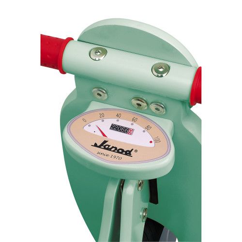 Draisienne Scooter Mint en bois, porteur trotteur vintage motricité enfant à partir de 2 ans JANOD