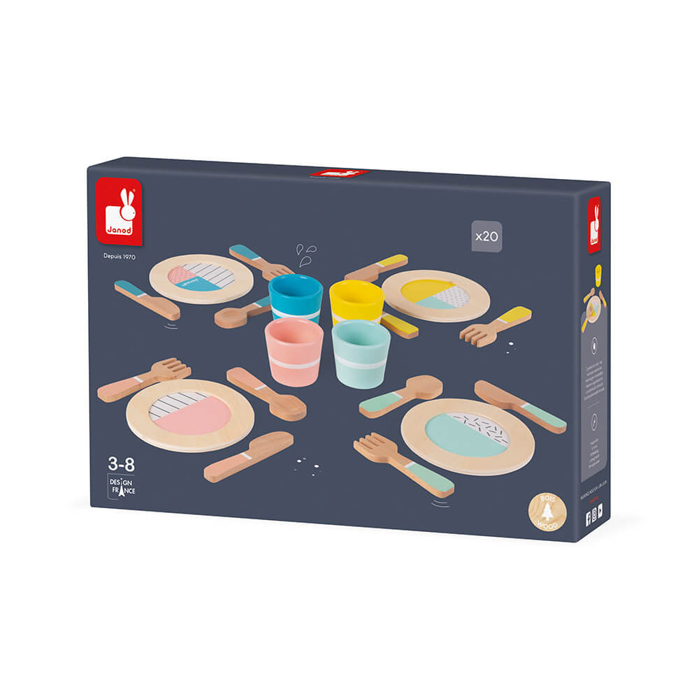 Wooden dining set kitchens, dinnerwares & accessories Janod J06600