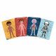 Puzzle éducatif géant en carton Le Corps Humain, squelette, muscles, organes, science, pour enfant dès 5 ans JANOD