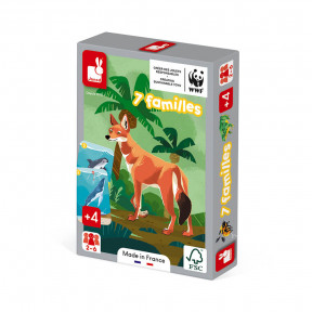 Jeu de 7 Familles le Règne Animal - Partenariat WWF®