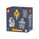 Robots à construire en bois Brico'kids, bricolage, construction, vintage, figurines pour enfant dès 3 ans JANOD