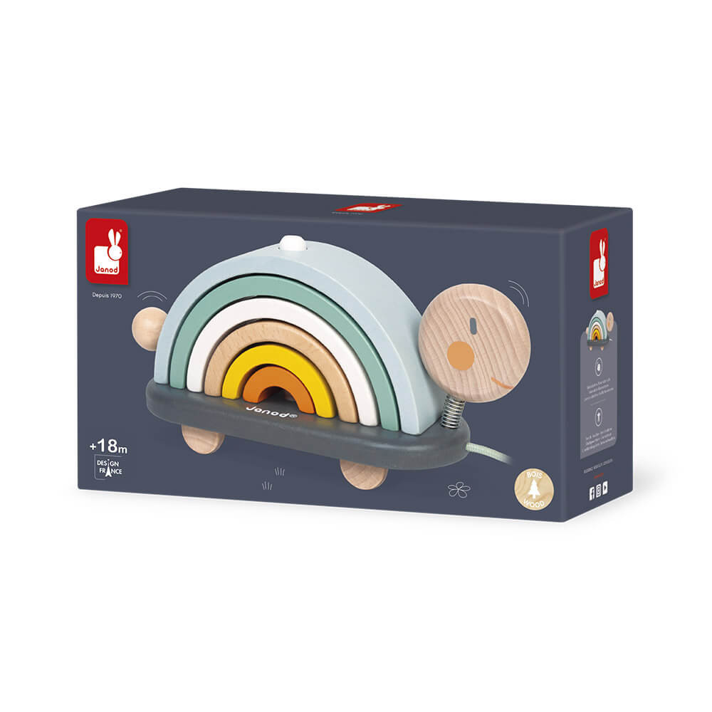 Jeu Adresse Concentration Enfant Janod Planche D'Équilibre Fleur Sweet Cocoon - Jouet Bois FSC Dès 5 Ans - Développe Équilibre, Concentration & Adresse
