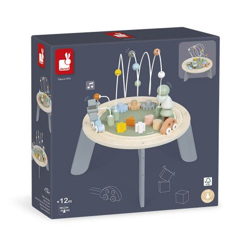 Table d'Activités Sweet Cocoon en bois éveil design enfant à partir de 1 an