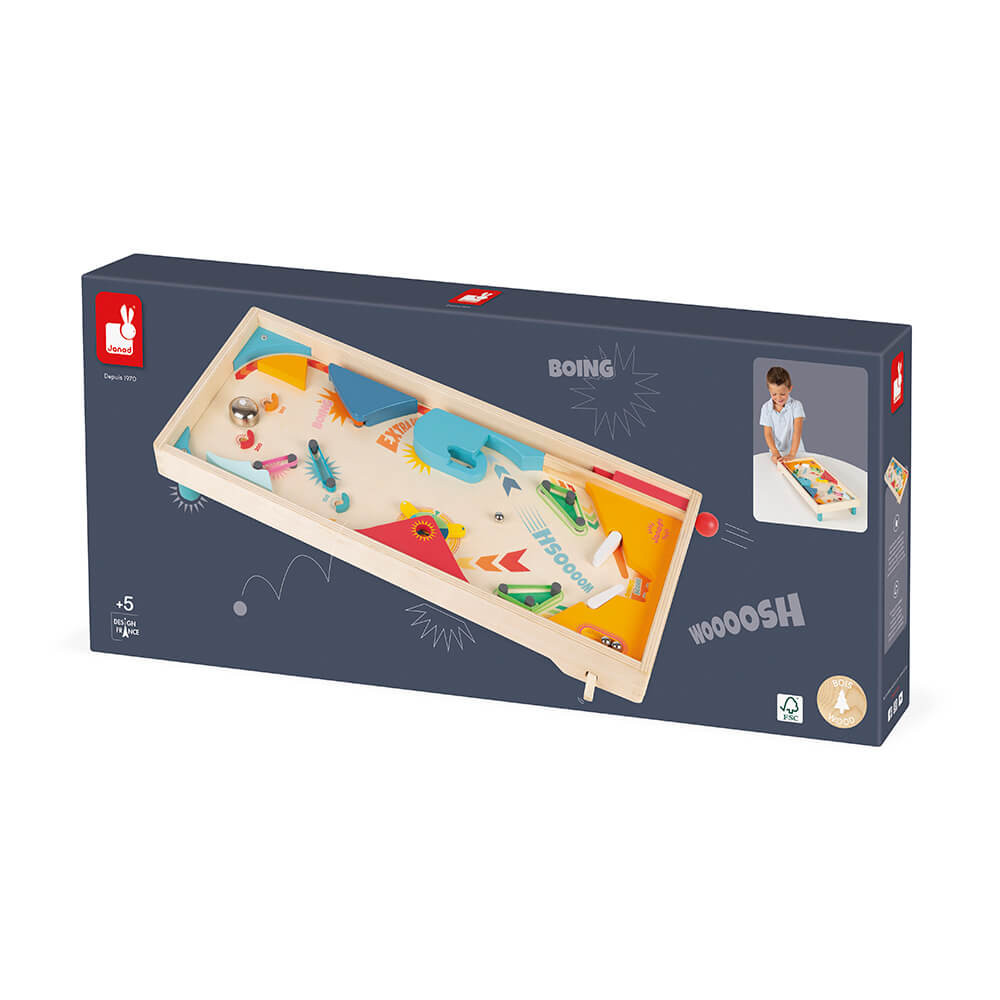 Pinball de madera Juego de habilidad Janod J02088 Juego de