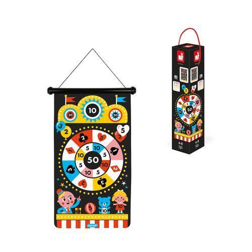 LiRiQi Magnétique Cible de Fléchett, Jouet Enfant Garcon, Jeu de fléchettes  magnétique Double face pour Enfants Adultes, cadeau pour adolescents 3 4 5  6 7 8 9 10 11 ans+ Jeu d'intérieur