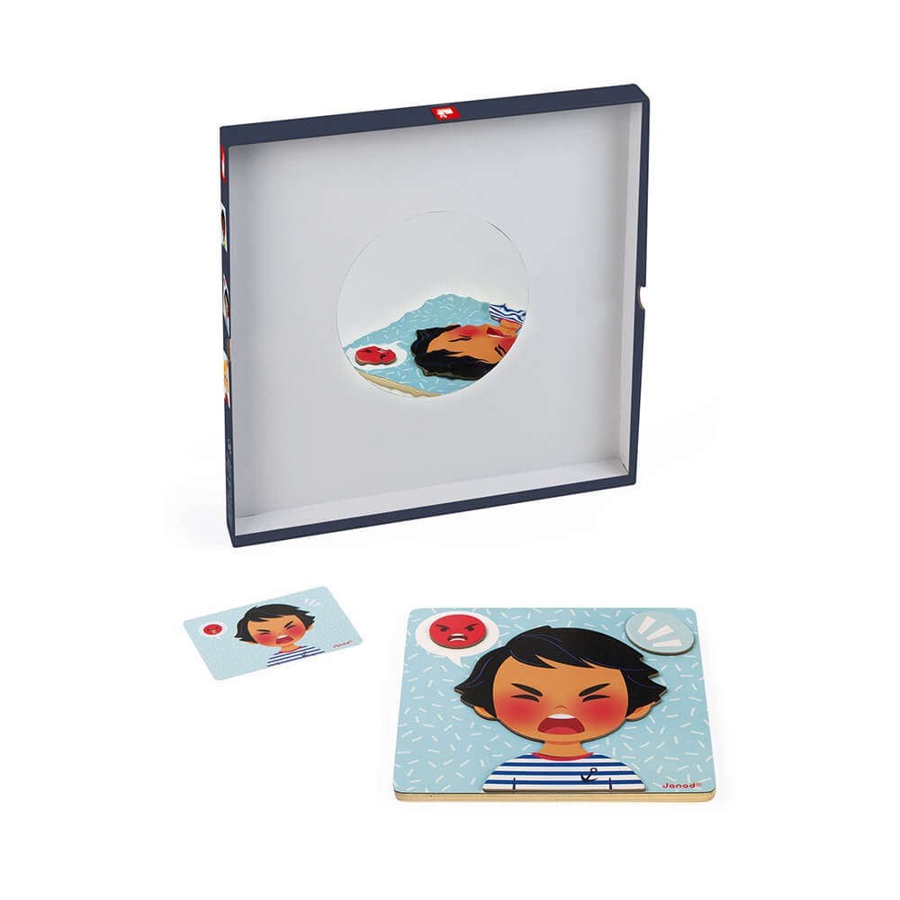 Djeco Gioco Magnetico, Potraito - Legno unisex (bambini