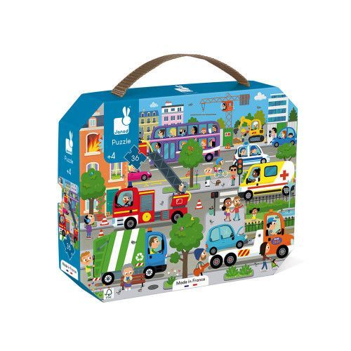 Puzzle City 36 pièces : Puzzles 20 à 49 pièces Janod - J02644