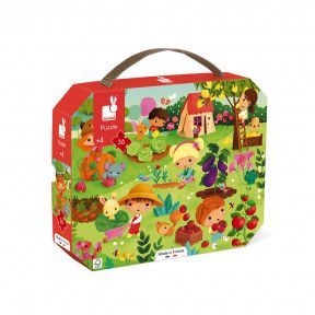 Puzzle "Garten" im Koffer - (36 TEILE)