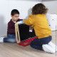 Ardoise de table en bois, magnétique, craie, feutre, dessin, tableau, double-face, pour enfant dès 3 ans JANOD