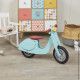 Draisienne Scooter Mint en bois, porteur trotteur vintage motricité enfant à partir de 2 ans JANOD