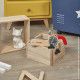 Tronçonneuse en bois FSC Brico'kids, imitation outils de bricolage, manipulation pour enfant à partir de 3 ans JANOD