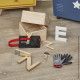 Ceinture de bricolage outils en bois avec gants Brico'kids, imitation outils de bricolage, accessoires bricolage, pour enfant dè