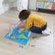 Puzzle Monde Magnétique en bois 92 pièces carte géographie enfant à partir de 7 ans