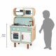 Cuisine double face Cooker Reverso en bois sonore et lumineuse design 8 accessoires pour enfant à partir de 3 ans